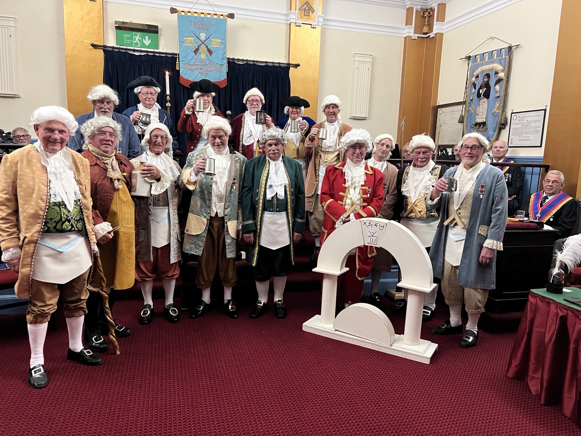 Antient Mark visits 2nd Oldest Mark Lodge in Somerset Somerset Mark